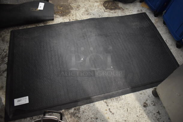 Black Floor Mat. 34x58 - Image 2 of 4
