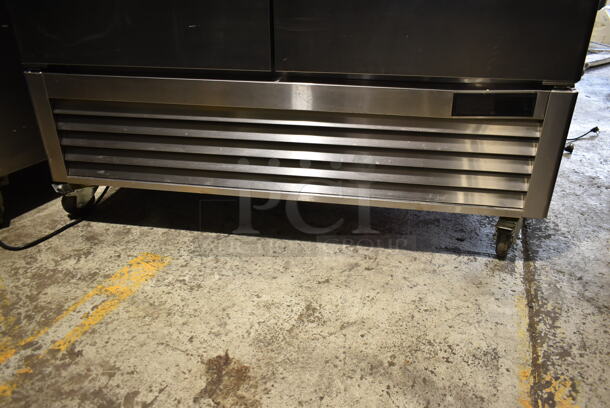 2020 Atosa MBF8503GR Stainless Steel Commercial 2 Door Reach In Freezer w/ Poly Coated Racks on Commercial Casters. 115 Volts, 1 Phase. Tested and Working! - Image 4 of 8