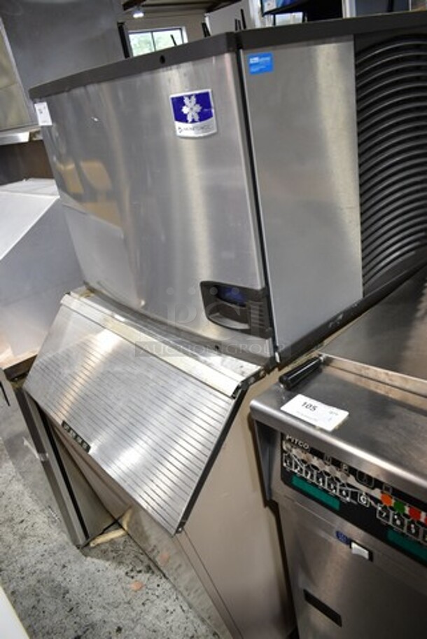 Manitowoc IY0686C-161 Stainless Steel Commercial Ice Head on Manitowoc C4 Ice Bin. 115 Volts, 1 Phase.  - Image 3 of 6