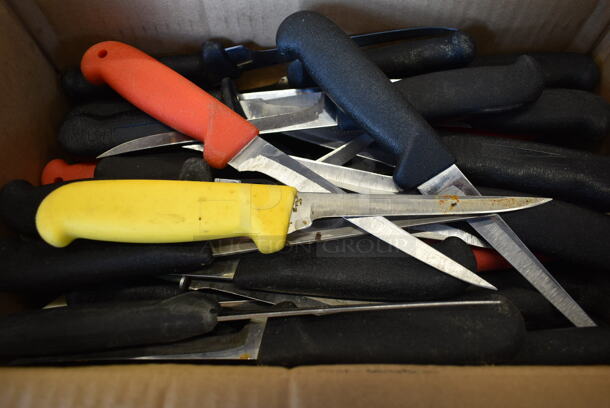 70 SHARPENED Stainless Steel Knives Including Fillet Knives. 70 Times Your Bid! - Image 3 of 4