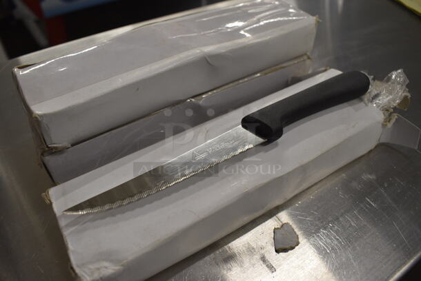 36 BRAND NEW IN BOX! Adcraft MS-3000 Stainless Steel Black Angus Steak Knives. 8.5". 36 Times Your Bid! - Image 3 of 4