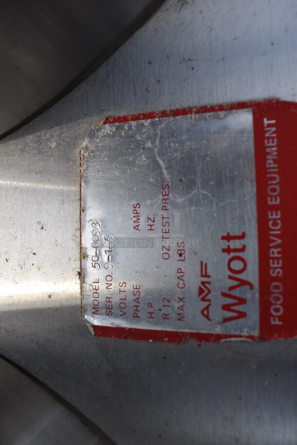 Stainless Steel 2 Well Plate Return on Commercial Casters. 30x16x36 - Image 6 of 8