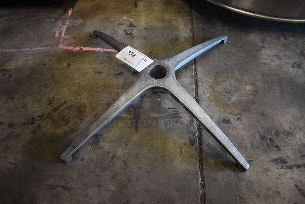 Metal X Table Base. 24x24x3 - Image 2 of 3