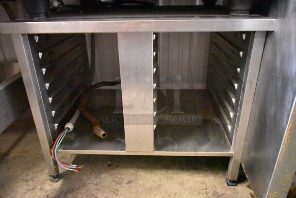 Rational SCC61 Stainless Steel Commercial Electric Powered Combi Convection Oven on Equipment Stand Pan Rack. 208 Volts, 3 Phase.  - Image 2 of 9