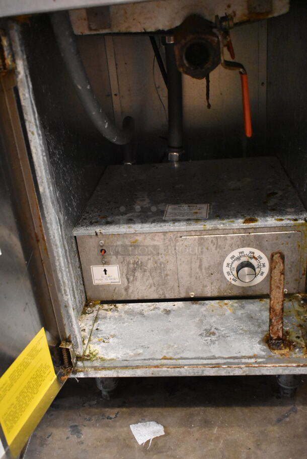 2015 Frymaster SR14ESD Stainless Steel Commercial Floor Style Electric Powered Deep Fat Fryer. 208 Volts, 3 Phase.  - Image 4 of 7