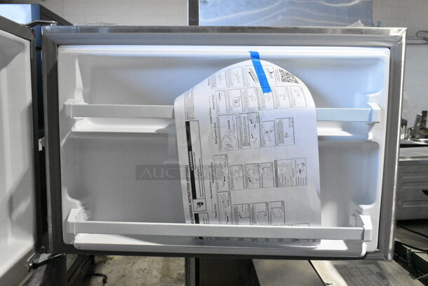 BRAND NEW SCRATCH AND DENT! 2023 Whirlpool WRT311FZDM02 Stainless Steel Cooler w/ Freezer. 115 Volts, 1 Phase. Tested and Working! - Image 5 of 10