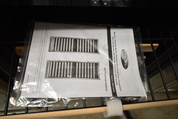 BRAND NEW SCRATCH AND DENT! Whynter BWR-1642DZ Metal Commercial Single Door Reach In 164 Bottle Dual Zone Wine Cooler Merchandiser. 120 Volts, 1 Phase. Tested and Working! - Image 7 of 9