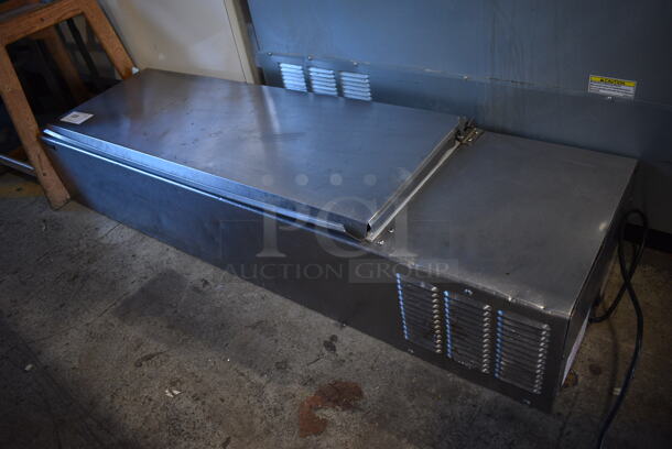 Silver King Stainless Steel Commercial Refrigerated Rail. 115 Volts, 1 Phase. 57x17x11.5. Tested and Working!
