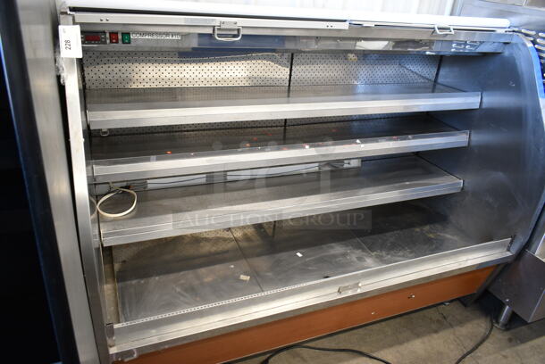 Metal Commercial Floor Style Open Grab N Go Merchandiser Display Case. Cannot Test Due To Cut Power Cord - Image 1 of 7