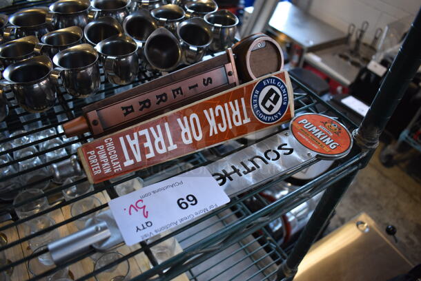 3 Various Beer Tap Handles; Sierra, Evil Genius Trick or Treat and Pumking. 11.5", 13", 14". 3 Times Your Bid! - Image 2 of 4