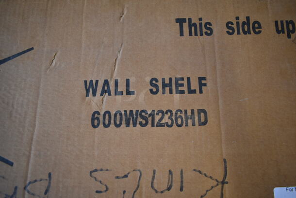 BRAND NEW IN BOX! Regency 600WS1236HD Stainless Steel Wall Shelf.  - Image 4 of 6