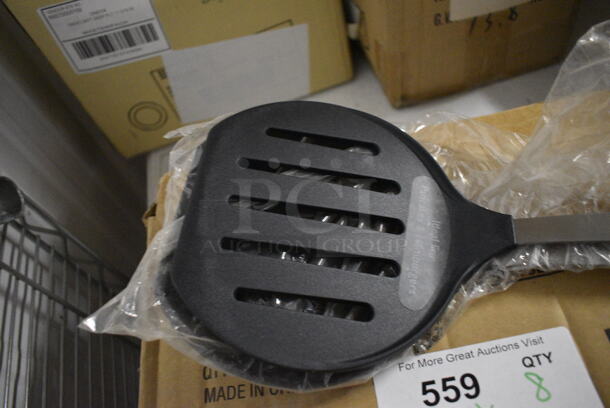8 BRAND NEW IN BOX! Amco Focus Poly and Metal Spatulas. 14.5". 8 Times Your Bid! - Image 2 of 3