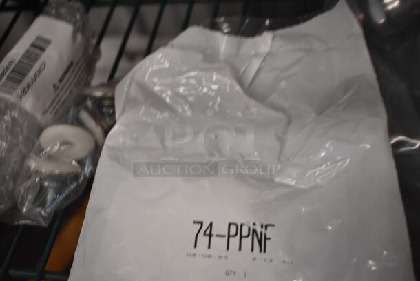 BRAND NEW SCRATCH AND DENT! Lot of Faucet Pieces Including Chicago 184-PPNF Lever Handles, Chicago Faucet AB540-043KCP - Image 5 of 7
