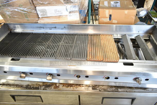 BRAND NEW SCRATCH AND DENT! 2023 Cooking Performance Group CPG 351CRCPG72NL Stainless Steel Commercial Countertop 72" Gas Radiant Charbroiler. Missing Grates. 240,000 BTU - Image 5 of 8