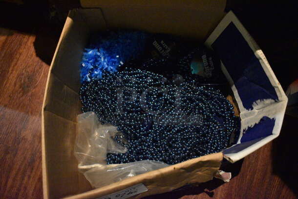 ALL ONE MONEY! Lot of Box of Decorations and Bag of Fake Plants. (bar) - Image 2 of 4