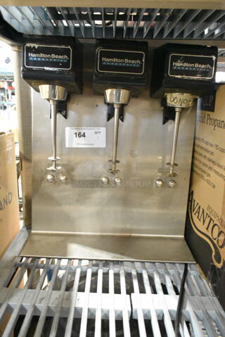 Hamilton Beach 950 Metal Countertop 3 Head Drink Machine. 120 Volts, 1 Phase. Tested and Working!