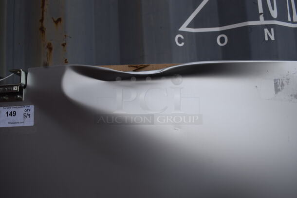 BRAND NEW SCRATCH AND DENT! Single Aluminum Swinging Traffic Door With Window - Image 3 of 3