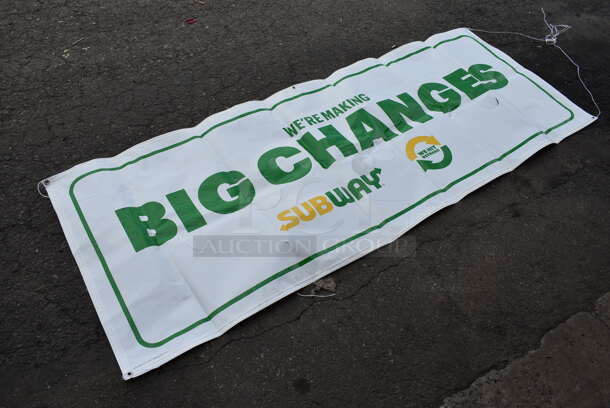 Subway We're Making Big Changes Banner. 94x36