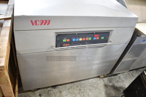 Inauen Maschinen VC999-03P Stainless Steel Commercial Vacuum Chamber on Commercial Casters. 208 Volts, 3 Phase.