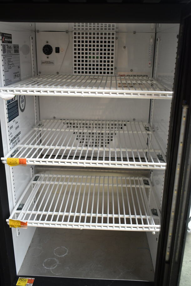 2019 True GDM-06-34-HC Metal Commercial Single Door Mini Cooler Merchandiser. 115 Volts, 1 Phase. Tested and Working! - Image 2 of 3