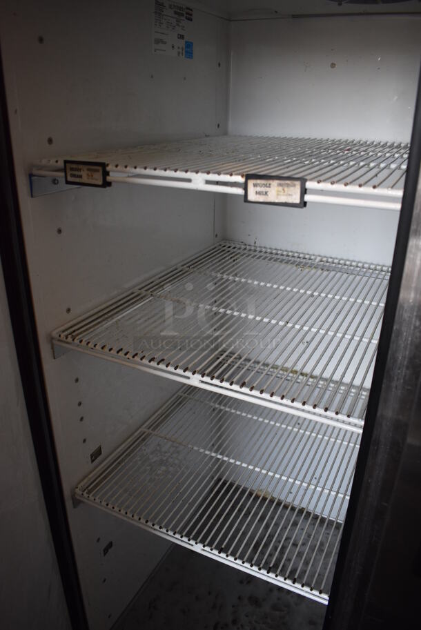 2011 True TG2R-2S ENERGY STAR Stainless Steel Commercial 2 Door Reach In Freezer w/ Poly Coated Racks. 115 Volts, 1 Phase. Tested and Working! - Image 5 of 6