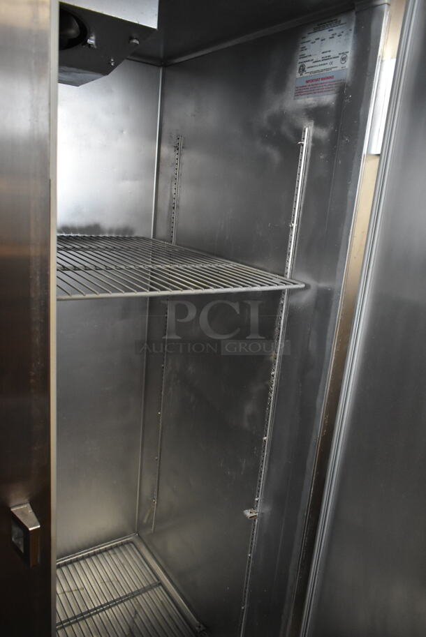 Continental 2R Stainless Steel Commercial 2 Door Reach In Cooler w/ Poly Coated Racks. 115 Volts, 1 Phase. Tested and Powers On But Does Not Get Cold - Image 3 of 5