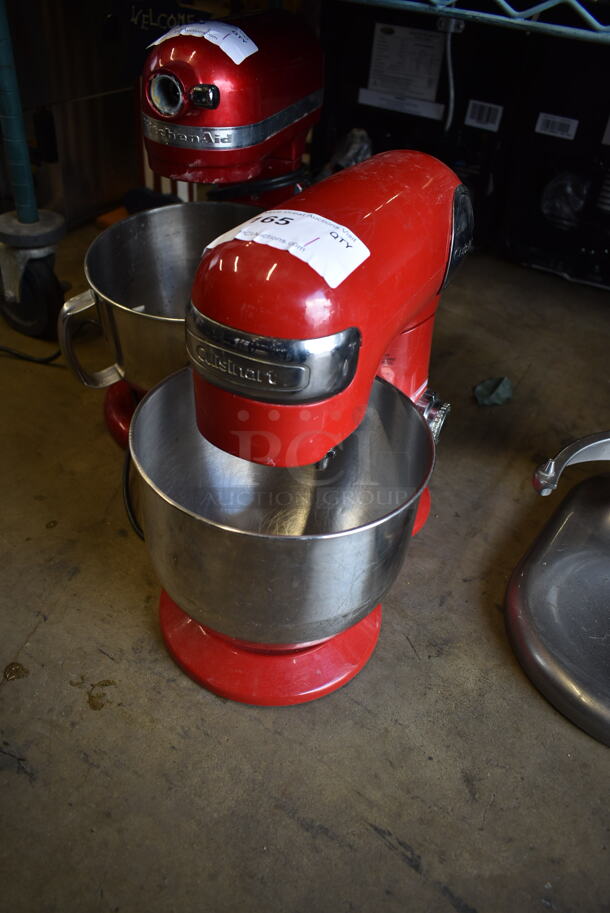 Cusinart SM-50 Metal Countertop 5.5 Quart Planetary Dough Mixer w/ Mixing Bowl. 120 Volts, 1 Phase. Tested and Working!