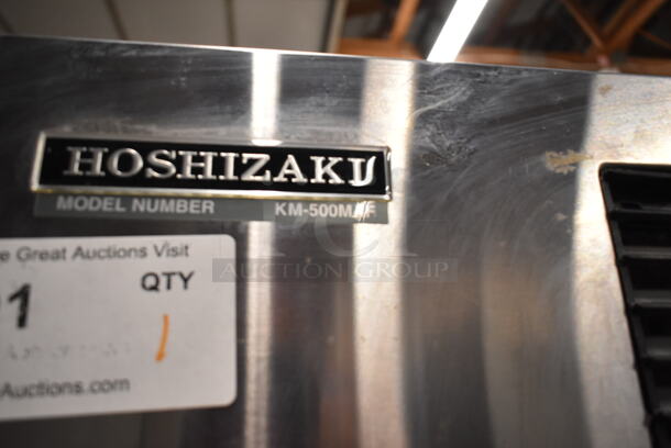 Hoshizaki KM-500MAF Stainless Steel Commercial Ice Head on Hoshizaki DB-200C Hotel Dispenser Ice Bin. 115-120 Volts, 1 Phase.  - Image 5 of 6