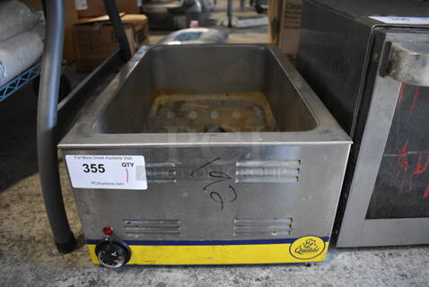 Adcraft Model RDFW-1200NP Stainless Steel Commercial Countertop Food Warmer. 120 Volts, 1 Phase. 14.5x23x9. Tested and Working!