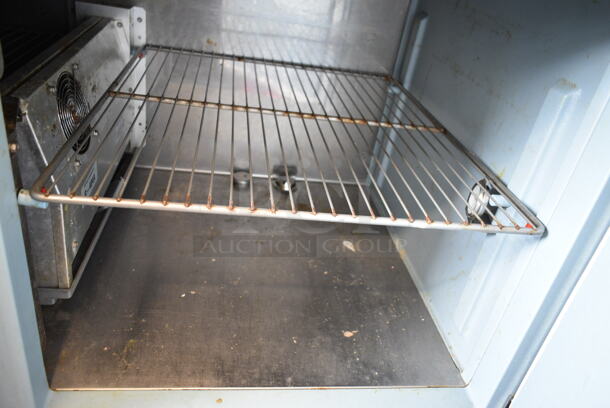 Delfield Stainless Steel Commercial Sandwich Salad Prep Table Bain Marie Mega Top on Commercial Casters. Tested and Working! - Image 6 of 9