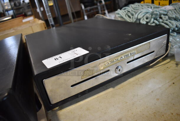 Black Metal Cash Drawer. 16x18x4.5 - Image 3 of 3