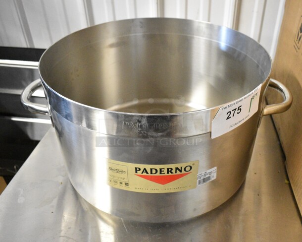BRAND NEW SCRATCH AND DENT! Vollrath Paderno 11107-40 32 1/2 qt Stainless Sauce Pot - 15 3/4" x 9 5/8" - Image 2 of 5