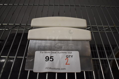 2 Tablecraft Stainless Steel Dough Cutters. 6x1x4.5. 2 Times Your Bid!