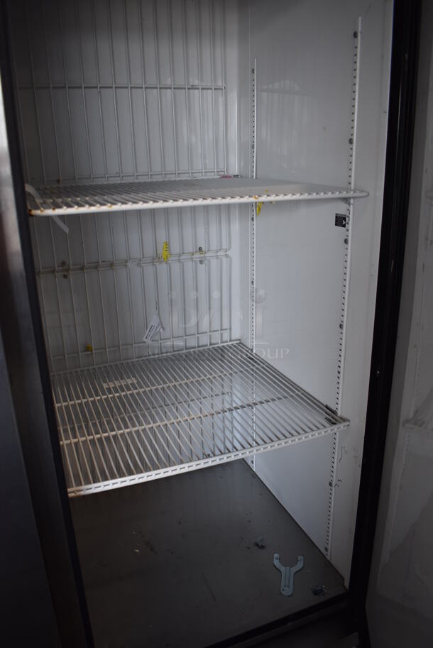 2013 True T-49F ENERGY STAR Stainless Steel Commercial 2 Door Reach In Freezer w/ Poly Coated Racks on Commercial Casters. 115 Volts, 1 Phase. Tested and Working! - Image 4 of 5