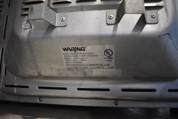 Waring Model CO 1600WR Stainless Steel Commercial Countertop Electric Powered Convection Oven w/ View Through Door. 120 Volts, 1 Phase. 23.5x17x14.5 - Image 6 of 6