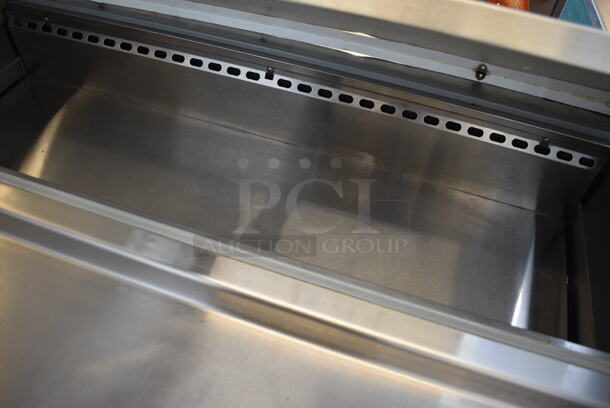 Continental Stainless Steel Commercial Prep Table w/ 3 Drawers on Commercial Casters. 43x35x39. Tested and Powers On But Does Not Get Cold - Image 5 of 7