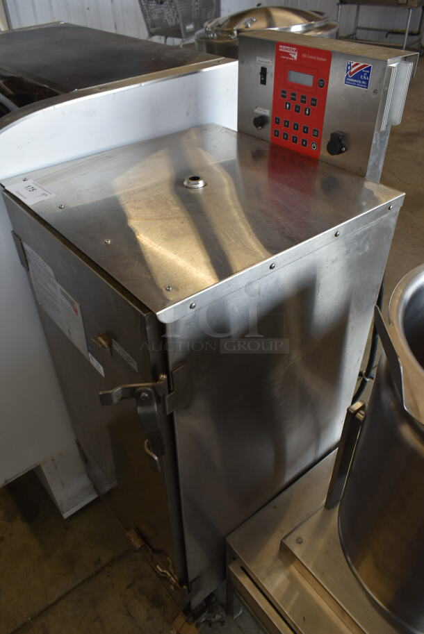 2020 CookShack SM160 Stainless Steel Commercial Floor Style Electric Powered Smoker on Commercial Casters. 110 Volts, 1 Phase. Tested and Working! - Image 2 of 7