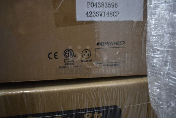 PALLET LOT of 54 BRAND NEW SCRATCH AND DENT! ServIt 423SWI48CP Stainless Steel Commercial 48" High Wattage Strip Warmer with Infinite Controls. Stock Picture Used as Gallery. 54 Times Your Bid! - Image 4 of 5