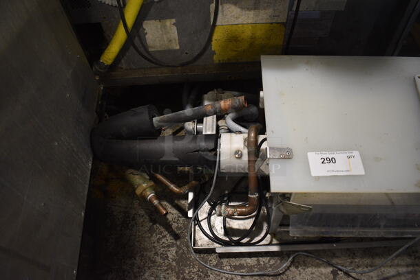 Maja Stainless Steel Commercial Flake Ice Machine / Rotating Evaporator for Ice Production on a Fishing Vessel. 59x18x12 - Image 4 of 6