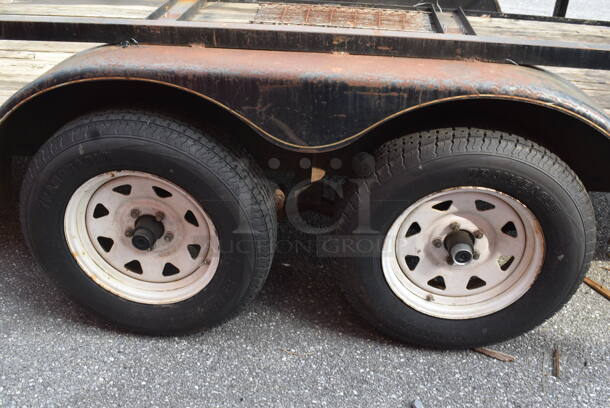 Bye-Rite Trailers Metal Flat Top Open Trailer w/ Rear Lowering Ramp. Does Not Have Title.   - Image 6 of 11