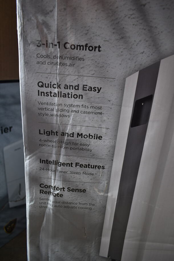IN ORIGINAL BOX! Pelonis PAPO8R1BWT Portable Air Conditioner. 8,000 BTU. 115 Volts, 1 Phase. - Image 3 of 9