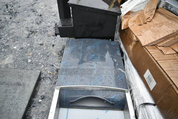 BRAND NEW SCRATCH AND DENT! Bobrick Stainless Steel Multifold Paper Towel Dispenser.  - Image 4 of 7