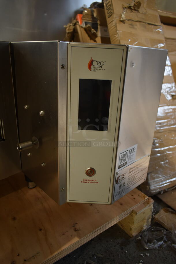 BRAND NEW SCRATCH AND DENT! Cooking Performance Group CPG 351ICOED Stainless Steel Commercial Countertop Electric Powered Conveyor Oven. Missing Conveyor Belt. 240 Volts.  - Image 5 of 7