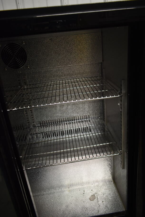 Unity Metal Commercial 2 Door Back Bar Cooler Merchandiser. 115 Volts, 1 Phase. Tested and Powers On But Does Not Get Cold - Image 5 of 5
