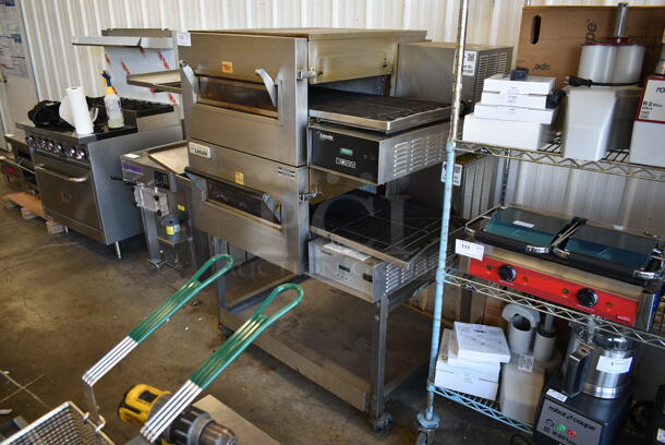 2 2016 Lincoln Impinger 1132-002-U-K1841 Stainless Steel Commercial Electric Powered Conveyor Pizza Oven on Commercial Casters. 208 Volts, 3 Phase. 2 Times Your Bid! - Image 2 of 10