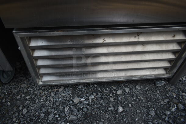 True T-23F Stainless Steel Commercial Single Door Reach In Freezer w/ Poly Coated Racks and Commercial Casters. 115 Volts, 1 Phase.  - Image 4 of 7