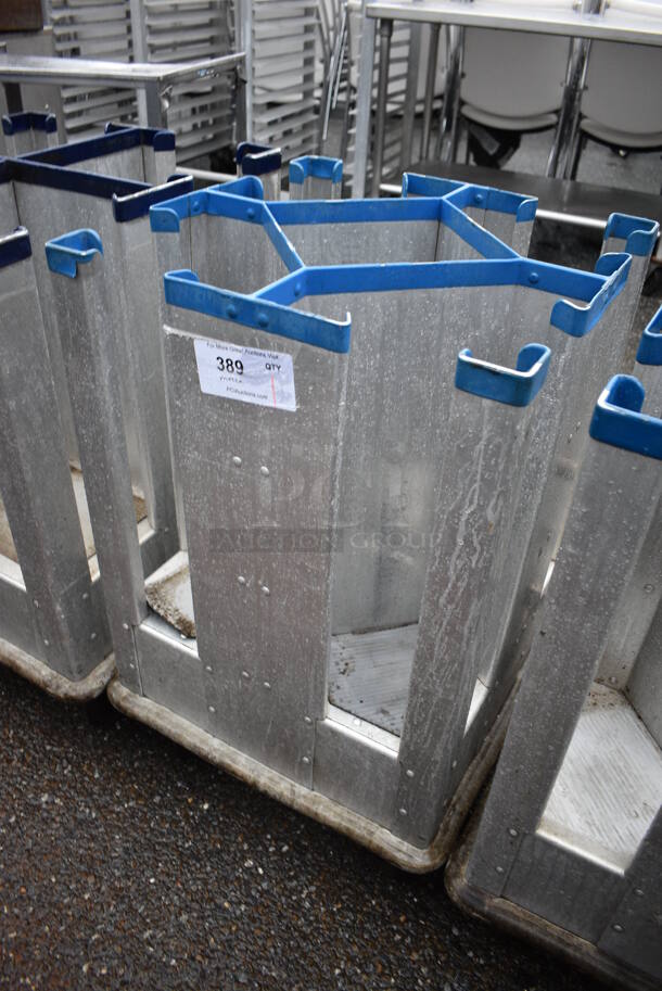 Metal Commercial Dish Cart on Commercial Casters. 19x19x32 - Image 2 of 5