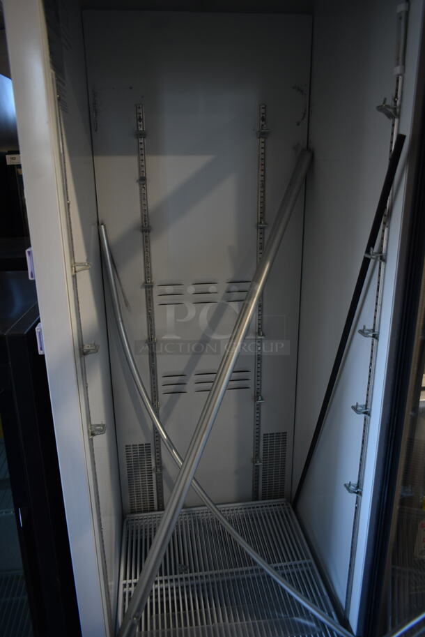 2019 Habco SE18 Metal Commercial Single Door Reach In Cooler Merchandiser w/ Poly Coated Racks. 115 Volts, 1 Phase. Tested and Working! - Image 3 of 4