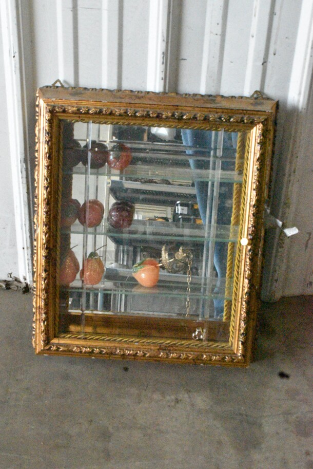 Horchow Framed Cabinet.  - Image 1 of 4