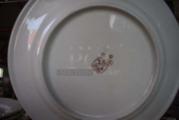 11 White Ceramic Plates. 9.5x9.5x1. 11 Times Your Bid! - Image 3 of 3